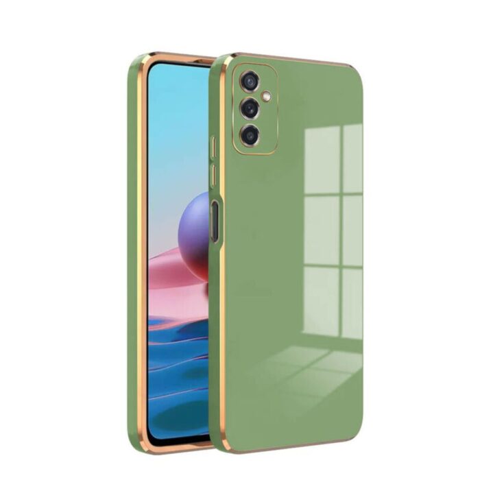 Samsung A14 Krom Lazer Kılıf Yeşil