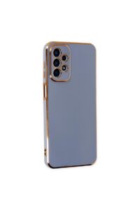 Samsung A23 Krom Lazer Kılıf Gri