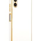 Samsung A34 Krom Lazer Kılıf Beyaz