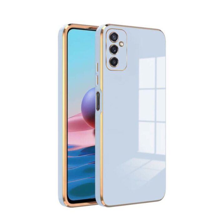 Samsung A34 Krom Lazer Kılıf Gri