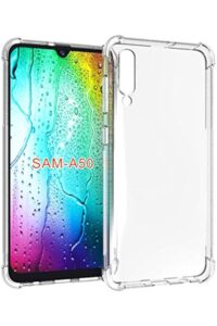 Samsung A50 Antishock Airbag Köşe Korumalı Şeffaf Kılıf