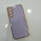 Samsung A54 Krom Lazer Kılıf Lila