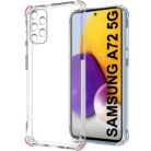 Samsung A72 Antishock Airbag Köşe Korumalı Şeffaf Kılıf
