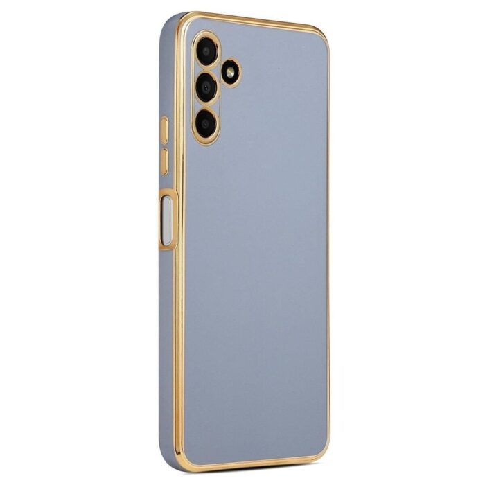 Samsung Galaxy A54 Gri Krom Lazer Kılıf