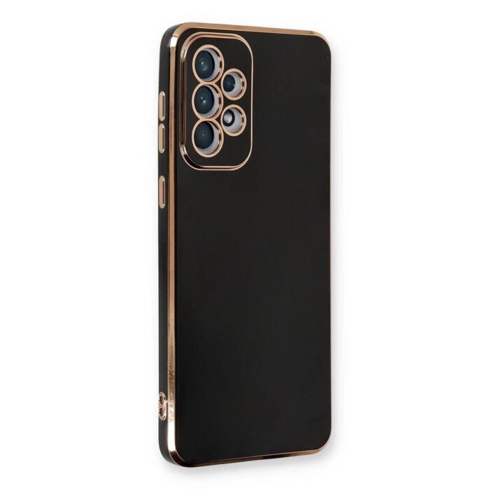 Samsung Galaxy A53 Siyah Krom Lazer Kılıf