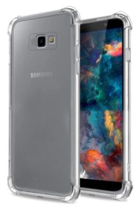 Samsung J4 Antishock Airbag Köşe Korumalı Şeffaf Kılıf