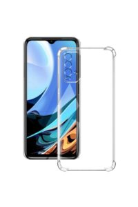 Xiaomi Redmi 9T Antishock Airbag Köşe Korumalı Şeffaf Kılıf
