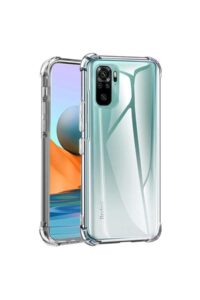 Xiaomi Redmi Note 10 / Note 10S Antishock Airbag Köşe Korumalı Şeffaf Kılıf