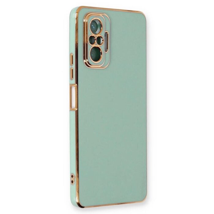 Xiaomi Redmi Note 10 Pro Haki Krom Lazer Kılıf Xiaomi Redmi Note 10 Pro Haki Krom Lazer Kılıf