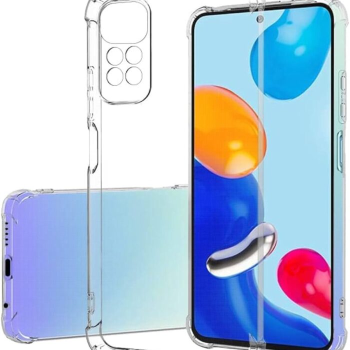 Xiaomi Redmi Note 11 Antishock Airbag Köşe Korumalı Şeffaf Kılıf