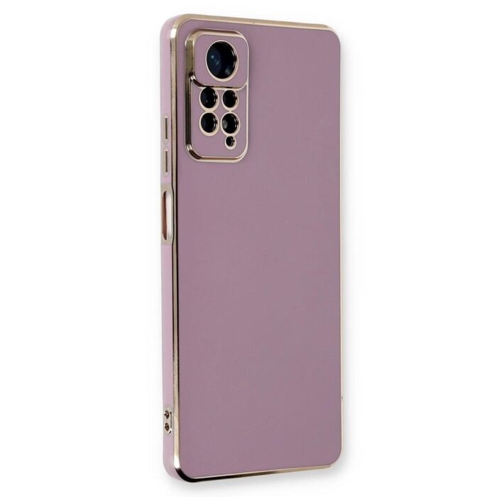 Xiaomi Redmi Note 12 Pro Lila Krom Lazer Kılıf