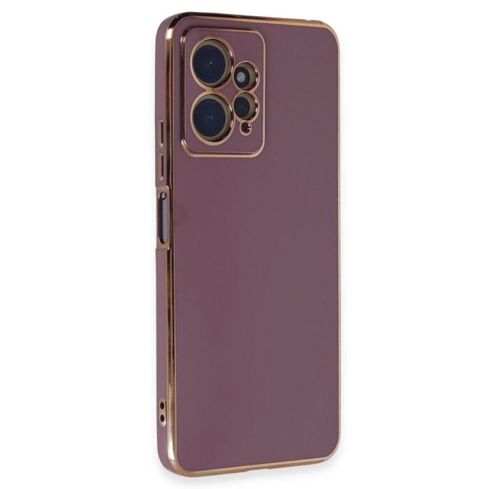 Xiaomi Redmi Note 12 4G Lila Krom Lazer Kılıf