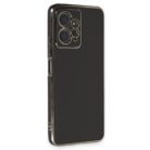 Xiaomi Redmi Note 12 4G Siyah Krom Lazer Kılıf