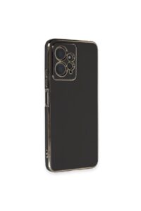 Xiaomi Redmi Note 12 4G Siyah Krom Lazer Kılıf