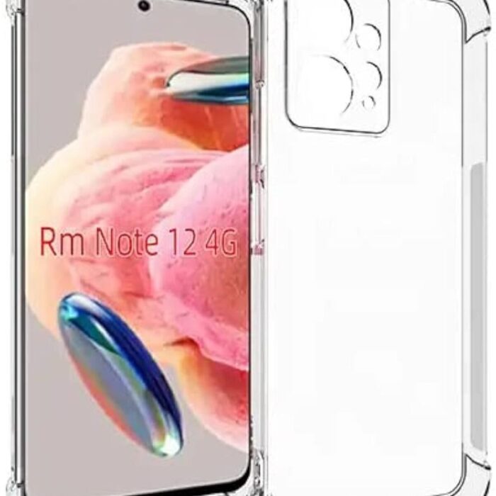 Xiaomi Redmi Note 12 Antishock Airbag Köşe Korumalı Şeffaf Kılıf