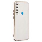 Xiaomi Redmi Note 8 Beyaz Krom Lazer Kılıf