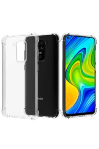 Xiaomi Redmi Note 9 Antishock Airbag Köşe Korumalı Şeffaf Kılıf