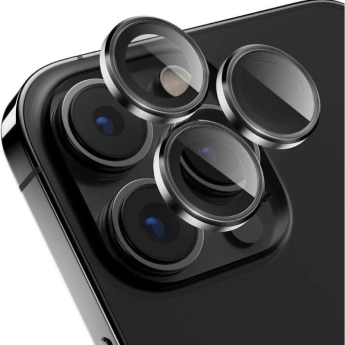 iPhone 12 Pro Max Kamera Koruyucu Siyah