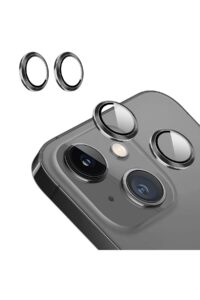 iPhone 14 Plus Kamera Koruyucu Gri