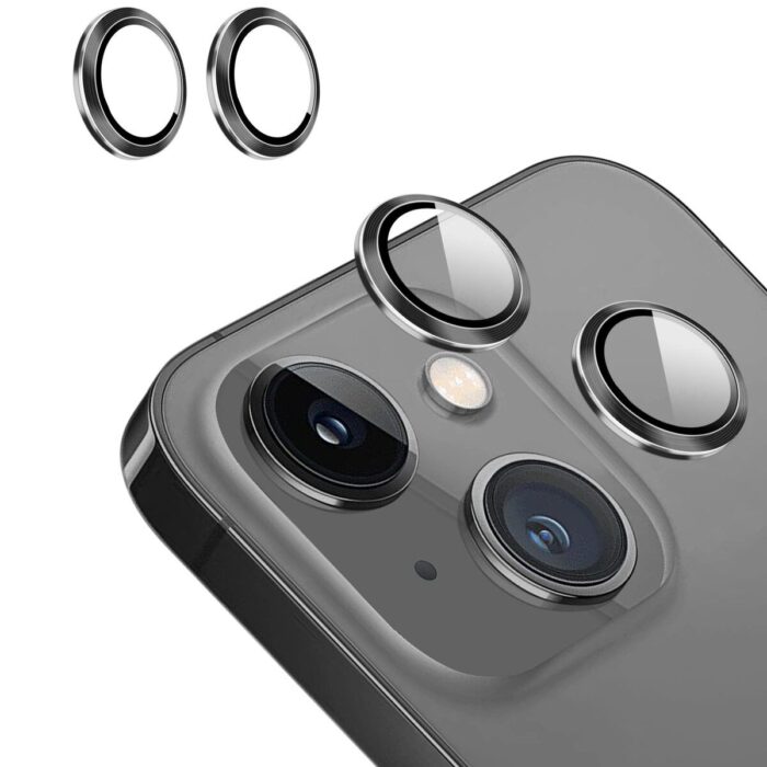 iPhone 15 Kamera Koruyucu Gri