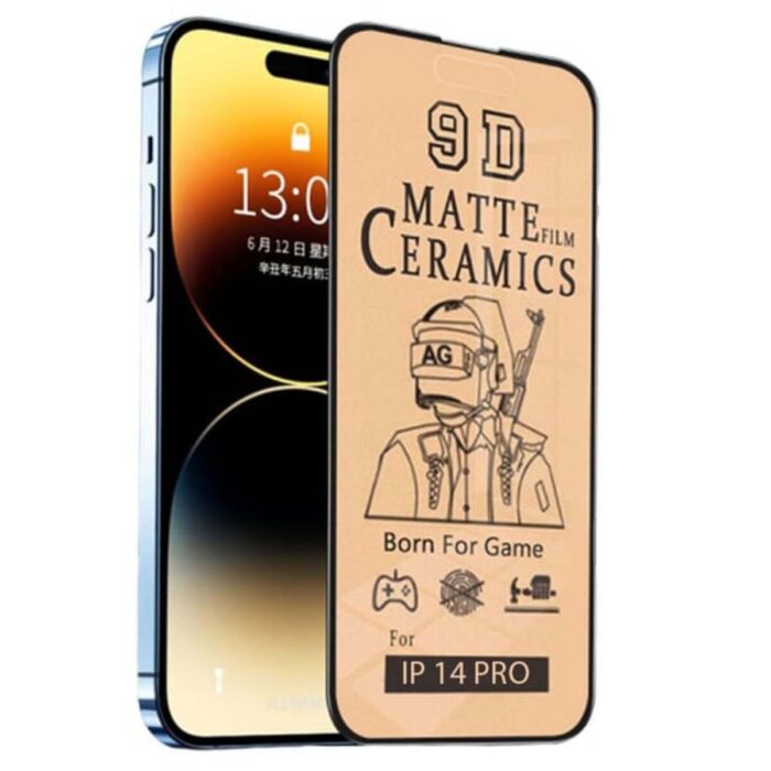 iPhone 14 Pro Tam Kaplayan Mat Seramik Ekran Koruyucu