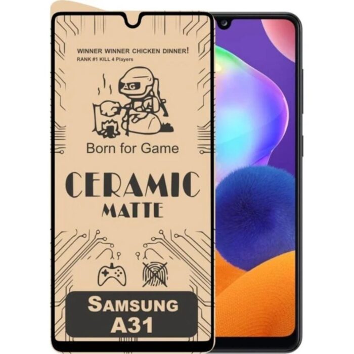 Samsung A31 Tam Kaplayan Mat Seramik Ekran Koruyucu Samsung A31 Tam Kaplayan Mat Seramik Ekran Koruyucu