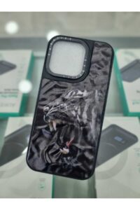 iPhone 14 Pro Max Baskılı Kabartmalı Sert Kapak