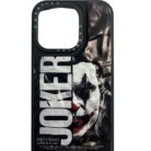 İPhone 14 Pro Siyah Joker Baskılı Kabartmalı Kılıf