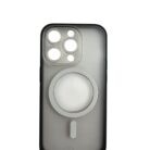 İPhone 14 Pro Siyah Mat Buzlu Magsafe Kılıf