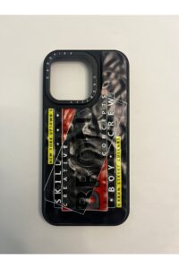 İPhone 14 Pro Siyah Urban Street Culture Baskılı Kabartmalı Kılıf