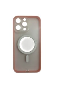İPhone 14 Pro Şeker Pembe Mat Buzlu Magsafe Kılıf