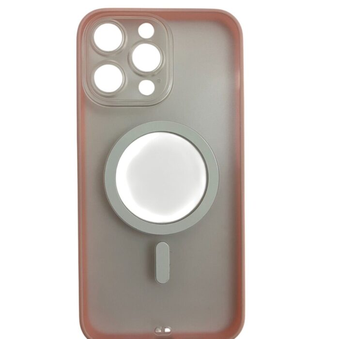 İPhone 14 Pro Şeker Pembe Mat Buzlu Magsafe Kılıf