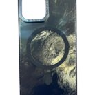 iPhone 12 Siyah Marble Kılıf