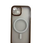 İPhone 15 Kahverengi Buzlu Magsafe Kılıf