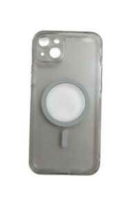 İPhone 15 Plus Şeffaf Buzlu Magsafe Kılıf