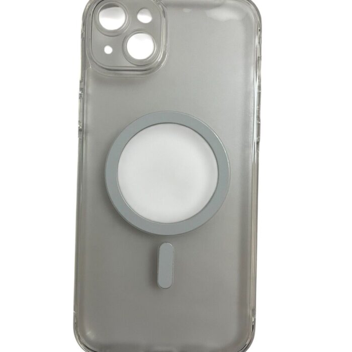 İPhone 15 Plus Şeffaf Buzlu Magsafe Kılıf