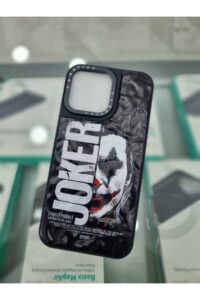 iPhone 15 Pro Baskılı Kabartmalı Sert Kapak