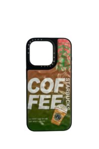 İPhone 15 Pro Çok Renkli Coffee Baskılı Kabartmalı Kılıf