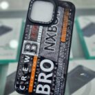 iPhone 15 Pro Max Baskılı Kabartmalı Sert Kapak