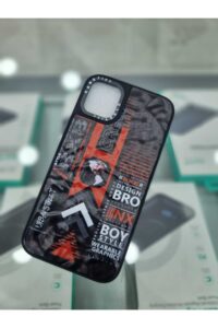 iPhone 15 Pro Max Baskılı Kabartmalı Sert Kapak