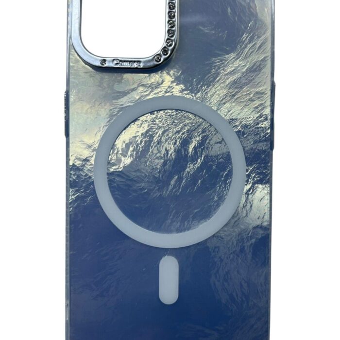 iPhone 15 Beyaz Marble Kılıf