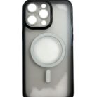 İPhone 15 Pro Max Siyah Buzlu Magsafe Kılıf