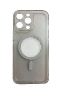 İPhone 15 Pro Max Şeffaf Buzlu Magsafe Kılıf