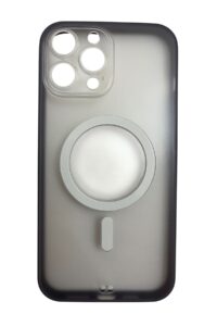 İPhone 15 Pro Mor Mat Buzlu Magsafe Kılıf
