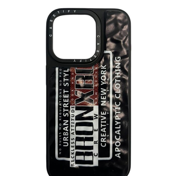 İPhone 15 Pro Siyah Apocalyptic Clothing Baskılı Kabartmalı Kılıf İPhone 15 Pro Siyah Apocalyptic Clothing Baskılı Kabartmalı Kılıf