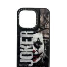 İPhone 15 Pro Siyah Joker Baskılı Kabartmalı Kılıf