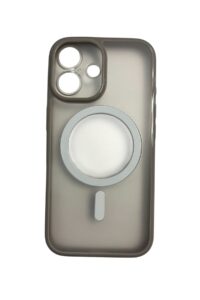 İPhone 16 Gri Buzlu Magsafe Kılıf