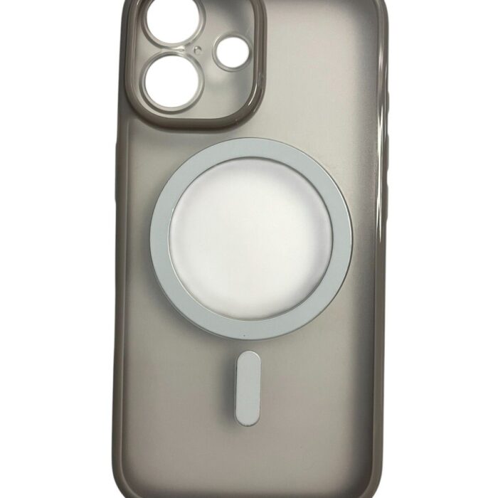 İPhone 16 Gri Buzlu Magsafe Kılıf