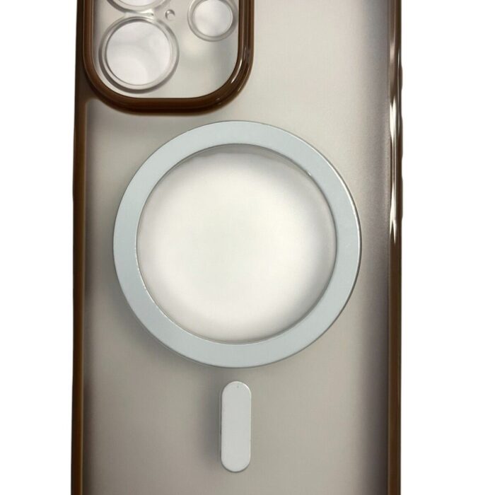 İPhone 16 Kahverengi Buzlu Magsafe Kılıf