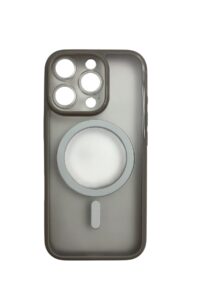 İPhone 16 Pro Gri Buzlu Magsafe Kılıf
